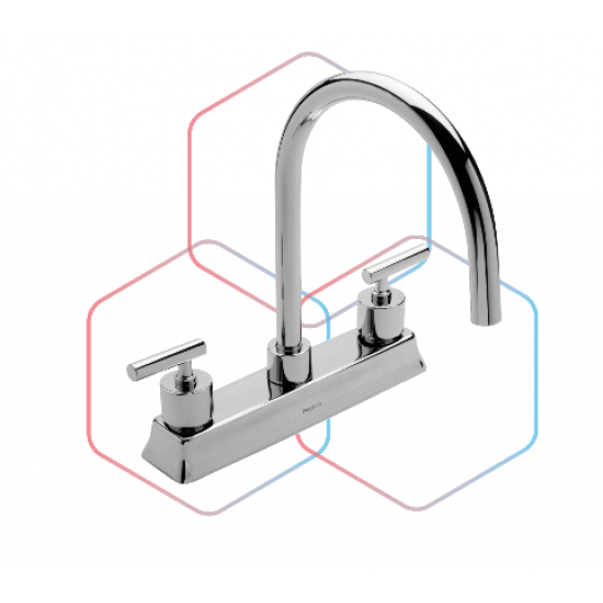 Mezcladora de Fregadero Spacio con Manerales MEF-SP01-6