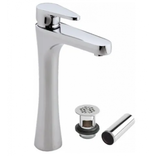 Monomando de lavabo alto Deco Incluye desagüe de rejilla, consumo 1.9 L/min MO8X-DC02-1.9