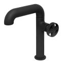 Helvex Monomando alto para lavabo negro ébano