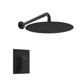 Moen Diletta Regadera de Lluvia Negro Mate con Monomando Negro Mate 2893BL