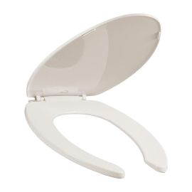 Bemis Asiento Para Baño Alargado Plástico Hueso Bisagras Ajustables