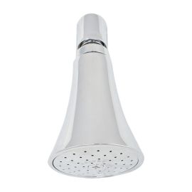 Helvex Regadera Fija Circular Latón Cromo Chorro Fijo Ahorrador De Agua