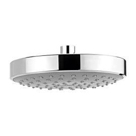 Helvex Regadera De Plato Fija Circular ABS Cromo Ahorrador De Agua