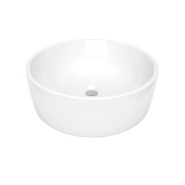 Helvex Ovalín de sobreponer Morea redondo 40 cm blanco