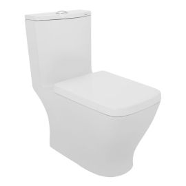 Helvex Sanitario de una pieza Capri Plus alargado blanco