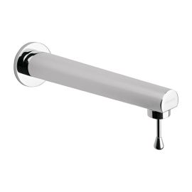 Helvex Llave Para Lavabo Monomando Cromo A Pared Con Cierre Automatico