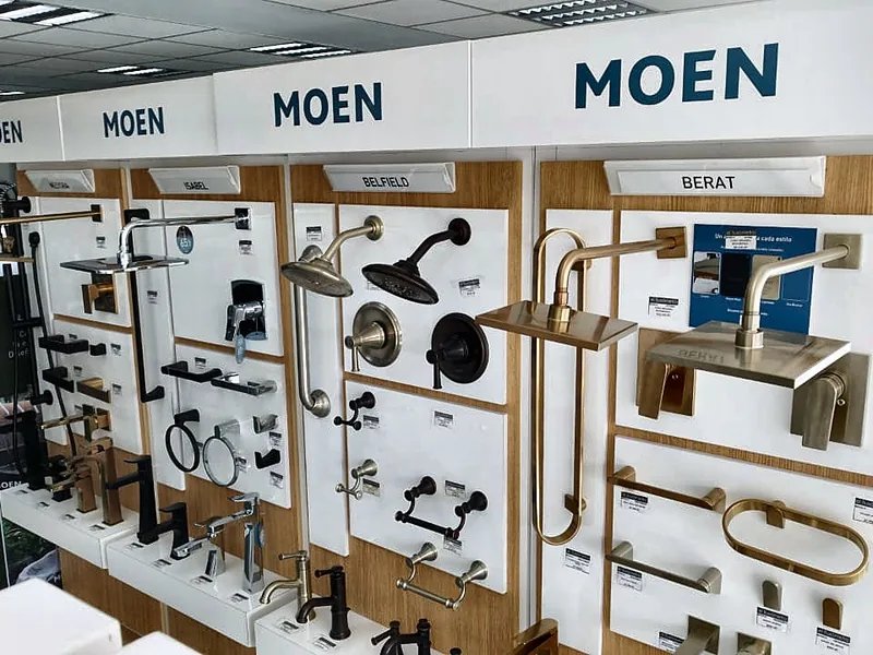 Exhibición de grifería
